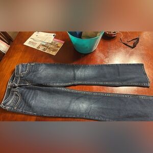 Stylish Silver Brand Dark Blue Women Jeans